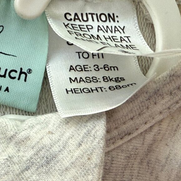 organic cotton swaddle bag and pajama bundle - Picture 10 of 14